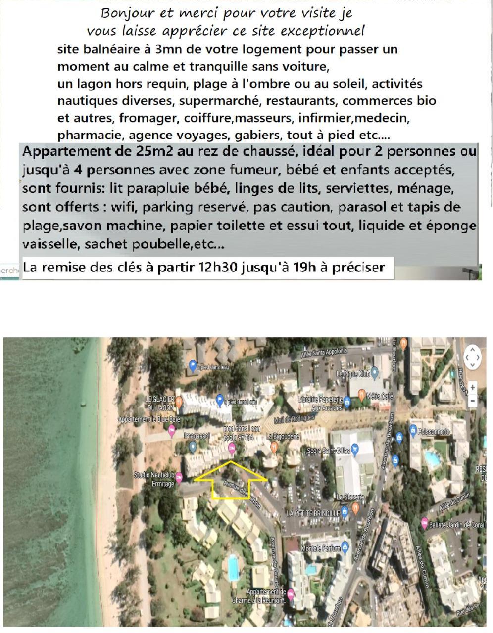 Apartmán A Pied Dans L Eau Ecolo 97434 L'Ermitage-Les-Bains Exteriér fotografie
